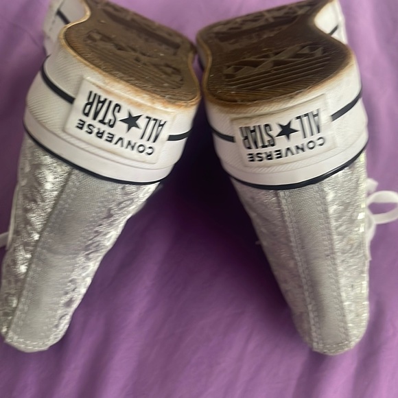 SOLD*** Cheetah print converse platforms - Picture 3 of 6